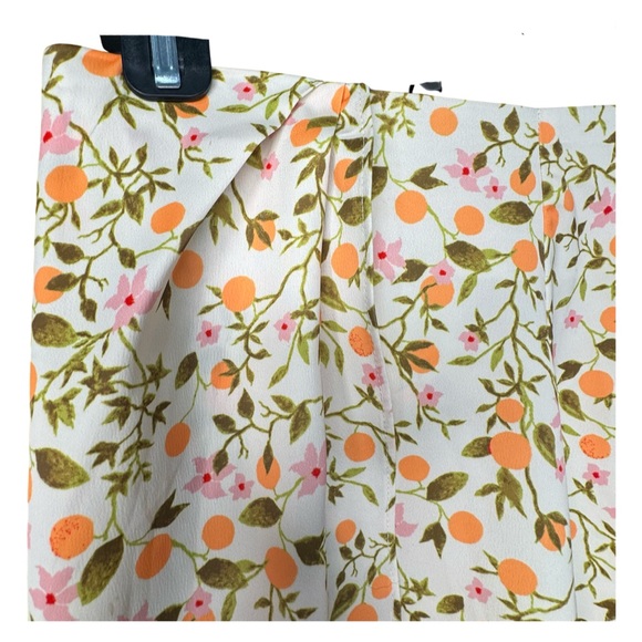 URBAN OUTFITTERS Floral Midi Skirt with High Slit Size SP - Picture 6 of 14